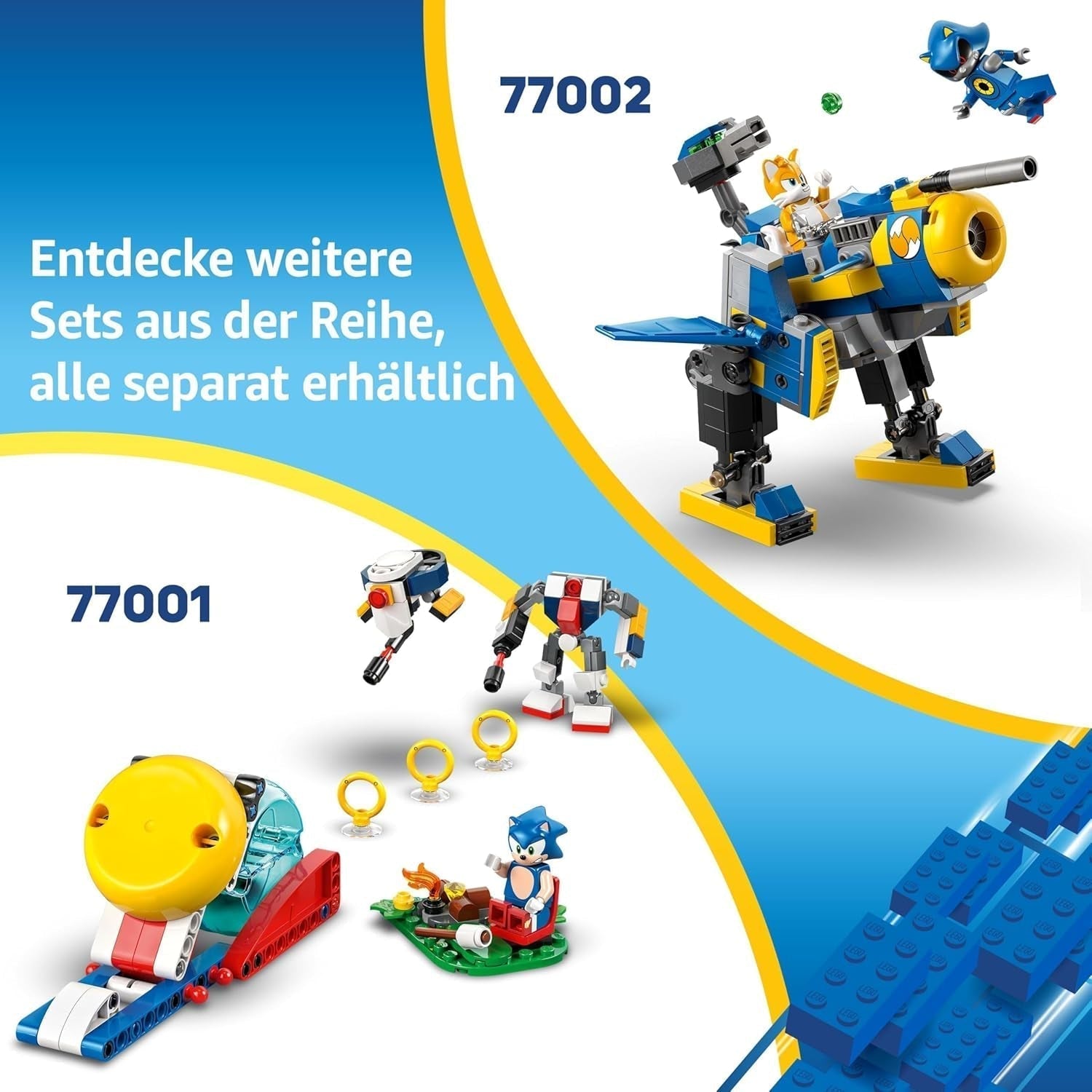LEGO Sonic the Hedgehog Super Shadow vs. Biolizard, gamer-legetøj, gave til drenge og piger, samlerlegesæt til børn og videospilfans, med figurer 77003 Byggesæt Besuche den LEGO-Store