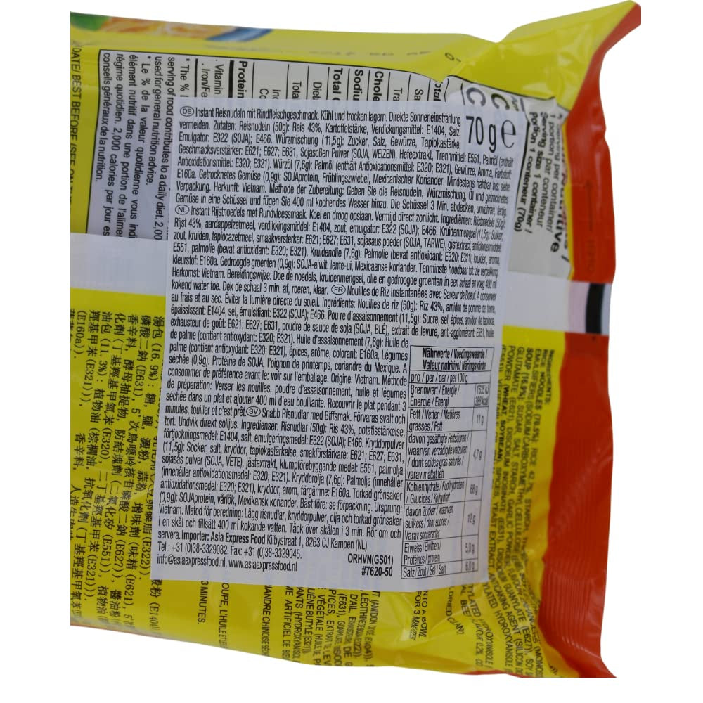 - ELLER Instant Glasnudeln Rindfleisch Kugel - (1 X 70 GR)