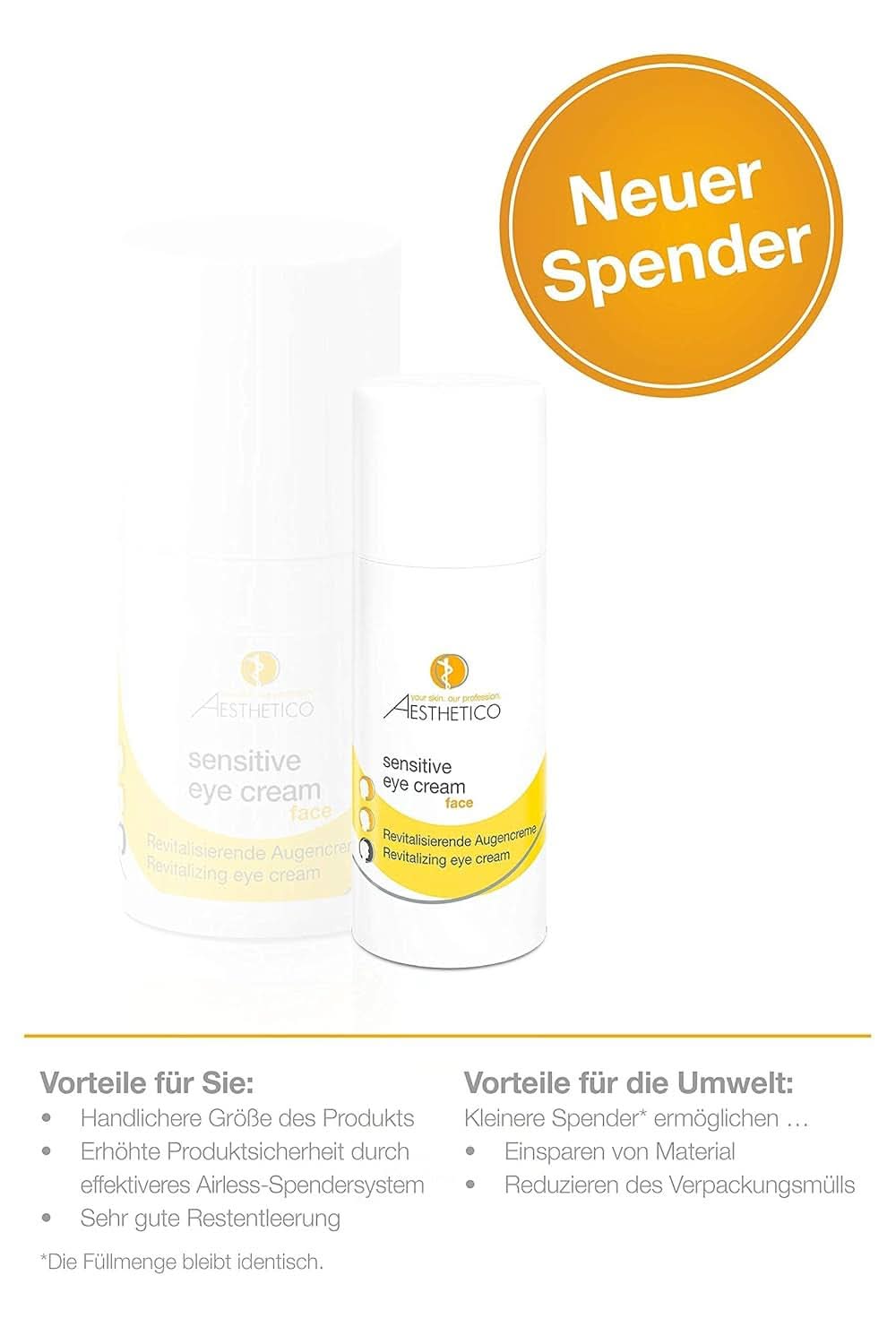 AESTHETICO Sensitive Eye Cream, 15 ml Cosmetice si Infrumusetare Naty Shop