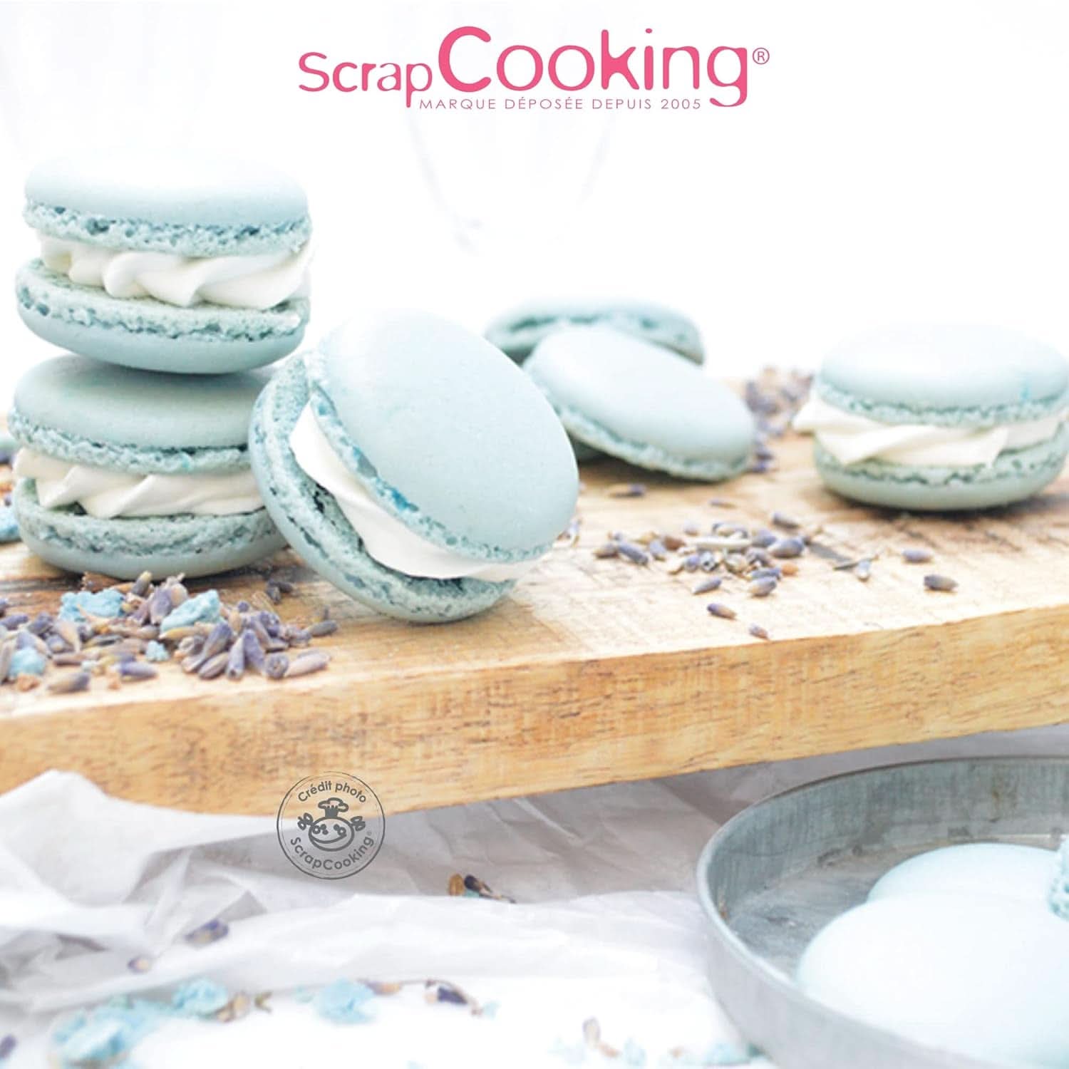 Scrapcooking, pulvermadfarve, pastelblå, 5 gram Naty Shop