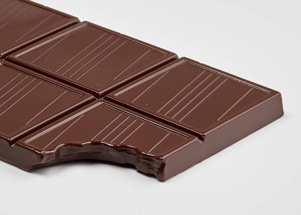 Mørk chokolade uden tilsat sukker | Tablet 100g | Den fineste med 55% kakao, glutenfri | Chokoladebar | Chokoladegavesæt (pakke med 4)