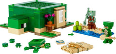 LEGO Minecraft The Turtle Beach House Legetøjshus med tilbehør til piger og drenge fra 8 år, sæt med dyr og figurer fra videospillet, gave til gamere 21254 Byggesæt Besuche den LEGO-Store