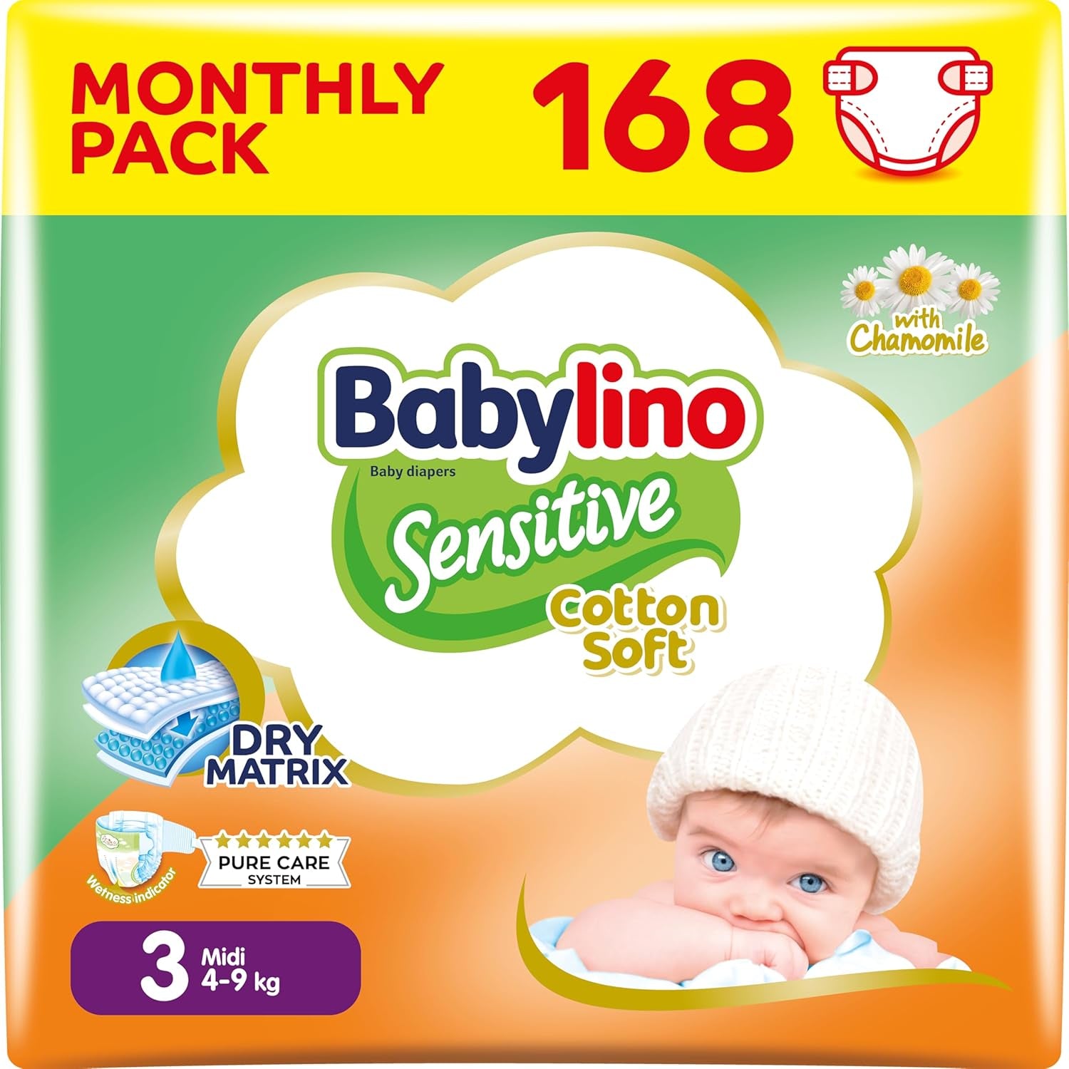 Følsomme babybleer, str. 1, nyfødt (2-5 kg), 26 stk