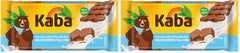 Kaba sødmælk og mælkecreme chokoladefyldt chokoladebar 90 g bar smeltende chokolade med letmælk creme og Kaba original smag (pakke med 2)