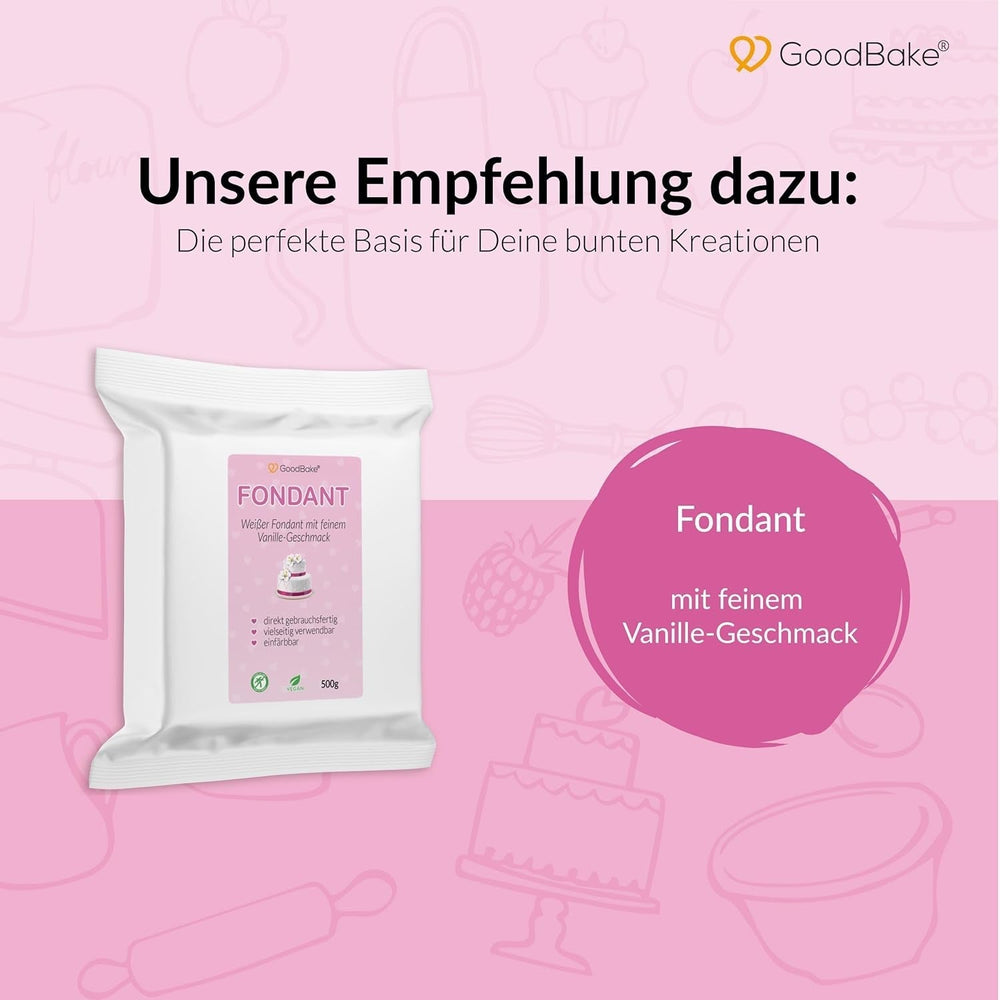 Colorant alimentar Goodbake Pastel Lilac (11 ml) – Colorant alimentar cu doză mare – Pentru colorarea prăjiturilor, fondantului, cremei de unt, macarons-urilor, băuturilor, slime-ului și multor altor obiecte. 100% vegan