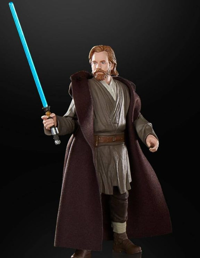 Star Wars Hasbro Star WarBlack Series Obi-Wan Kenobi (Jabiim), 15 Cm Stor actionfigur Obi-Wan Kenobi, Multi, F7098 Actionfigurer Naty Shop