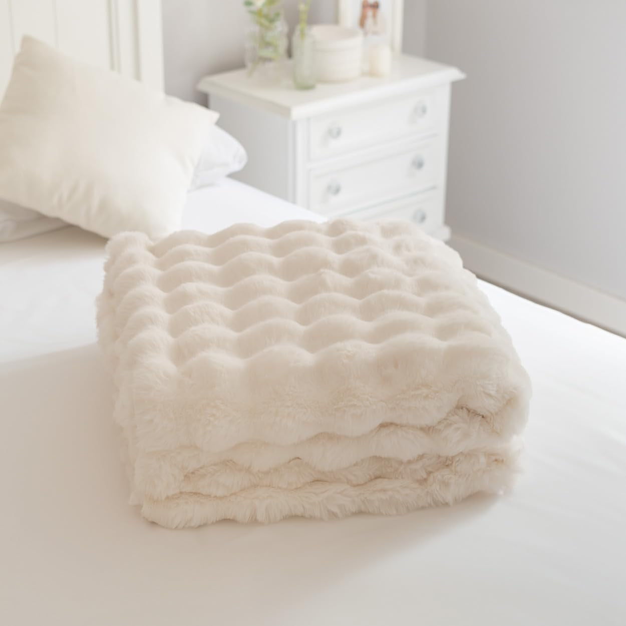 Flamingueo hyggetæppe - termisk tæppe, vægtetæppe, polyester, sofatæppe, værelsesindretning, fleecetæppe, varme, senge, tæppe, vintertæppe Senge og tæpper Besuche den Flamingueo-Store