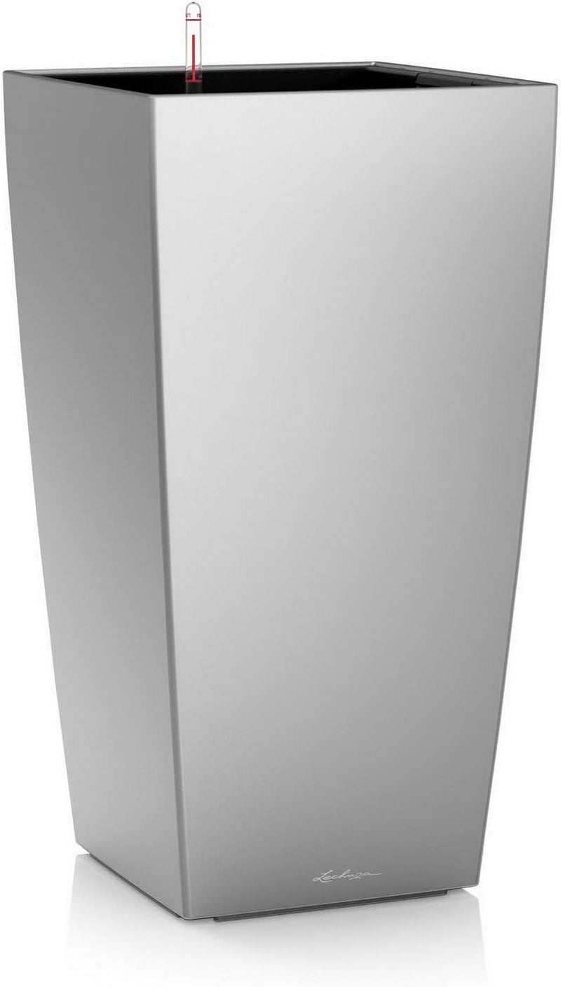 LECHUZA CUBICO Premium 50 alb lucios 18161