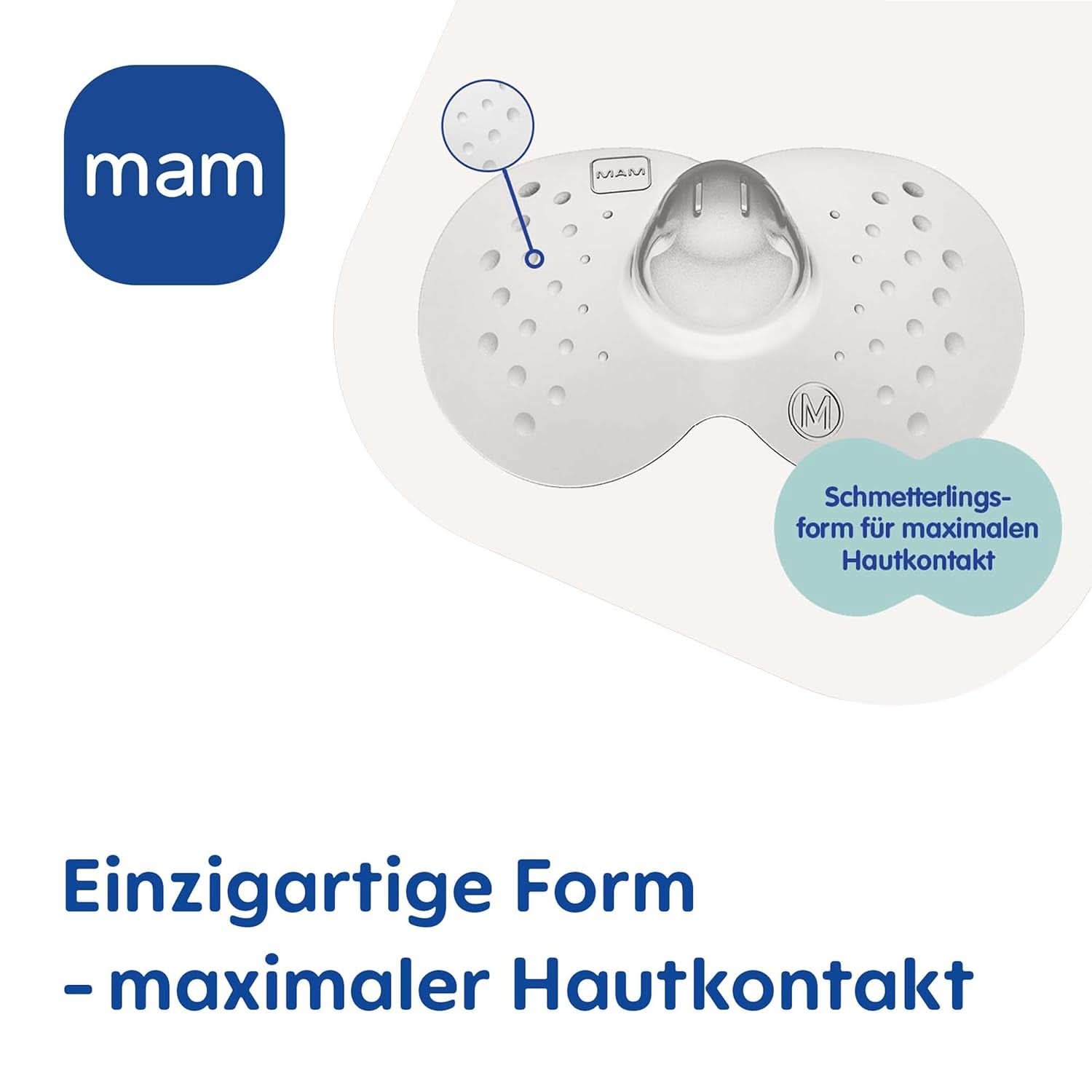 MAM Stillhütchen Größe L (Ø 23 Mm) Im 2Er-Set, Extra Weiche Brusthütchen Zum Schutz Beim Stillen, Brustwarzenschutz Für Maximalen Hautkontakt Zwischen Mutter Und Kind Accessories Mad og Amning Bebe Naty Shop