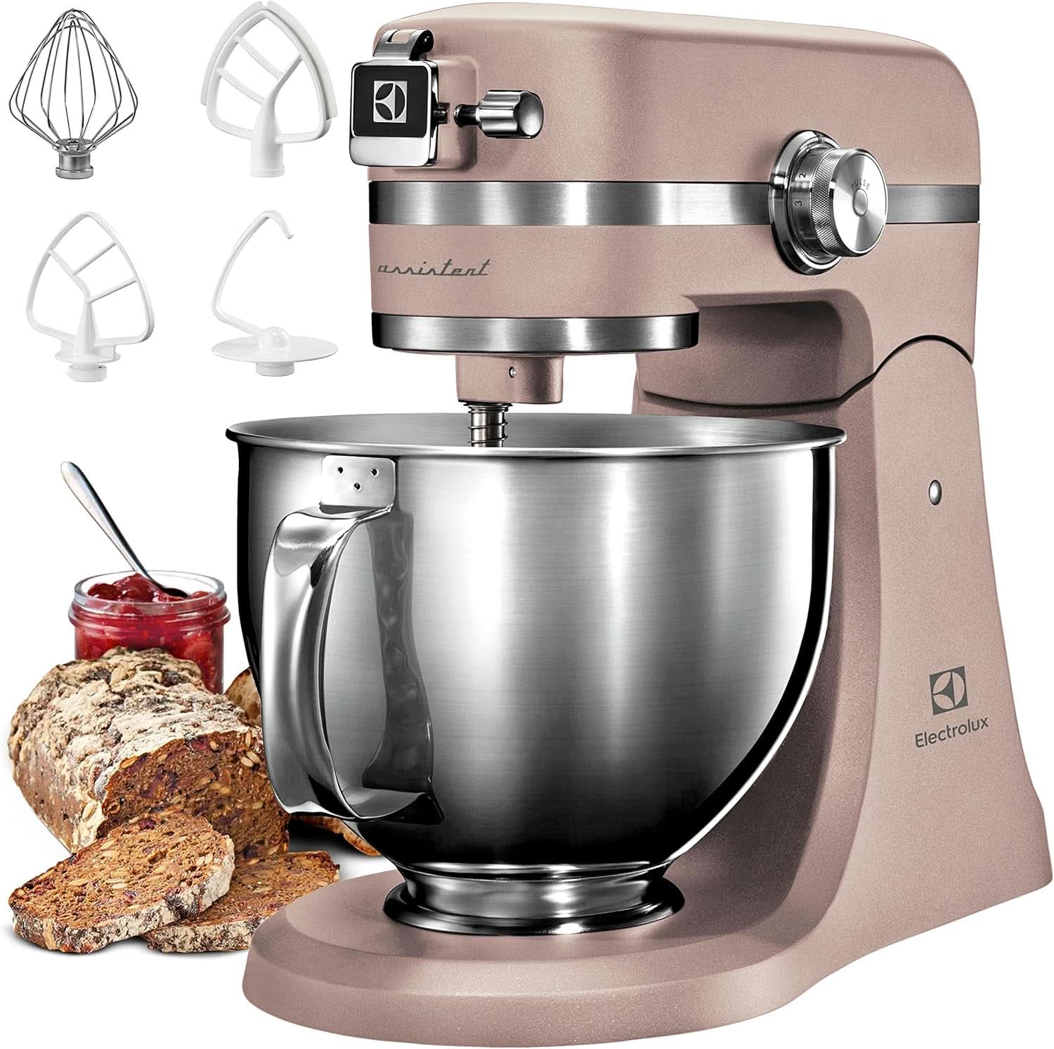 Foodprocessor Electrolux Assistant EKM5570, 1200W, metalhus, 10 hastigheder Naty Shop Cream Tidligere model