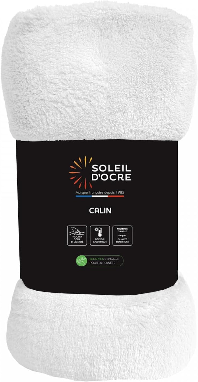 Soleil D'Ocre, flanneltæppe, 220 X 240 Cm, Calin, brune Dyner og dyner Naty Shop Hvid 220 X 240 Cm