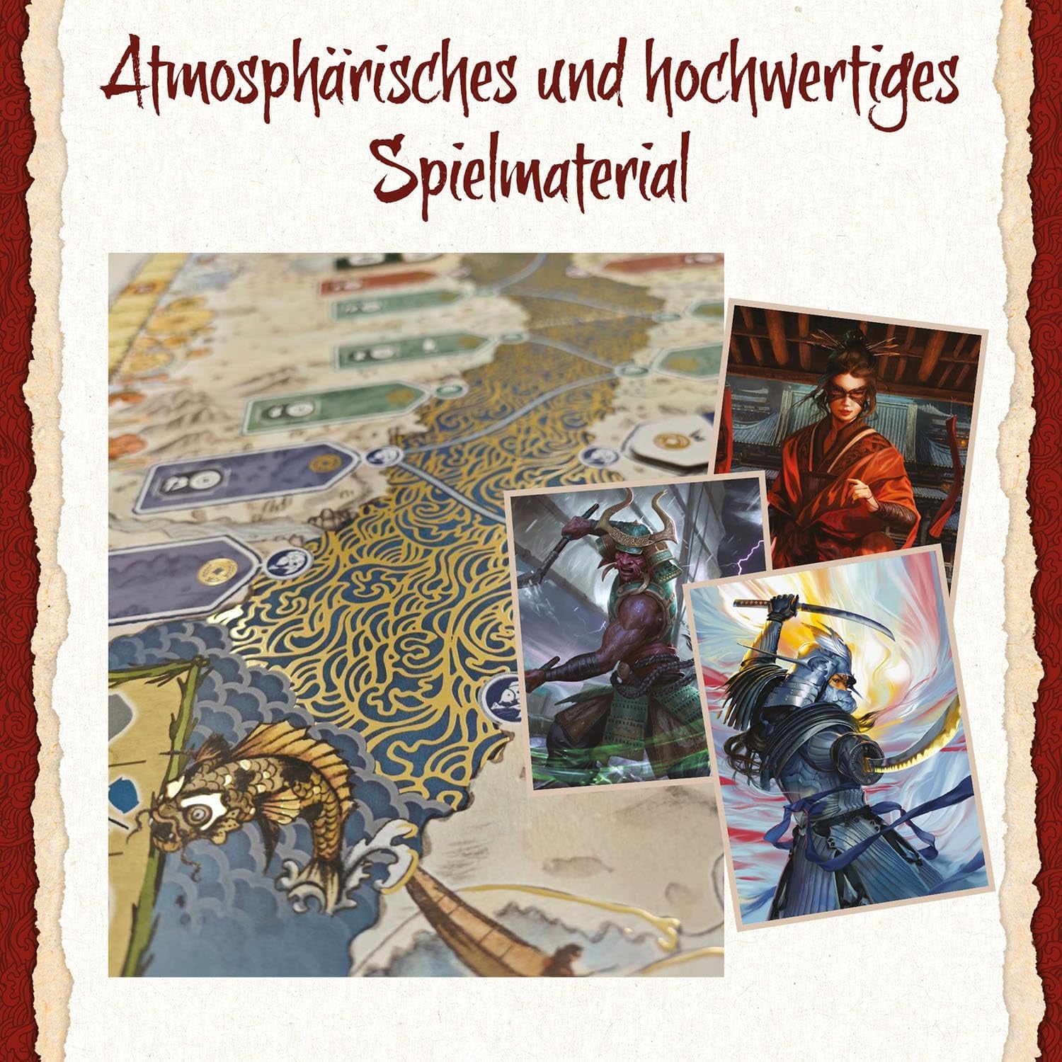 Kosmos 685447 Pe Râul de Aur, un joc de strategie pentru cunoscători cu profunzime tactică și planificare în avans, pentru 2-4 jucători cu vârsta de 12 ani și peste, tablă de joc cu relief auriu, mecanism inteligent de zaruri