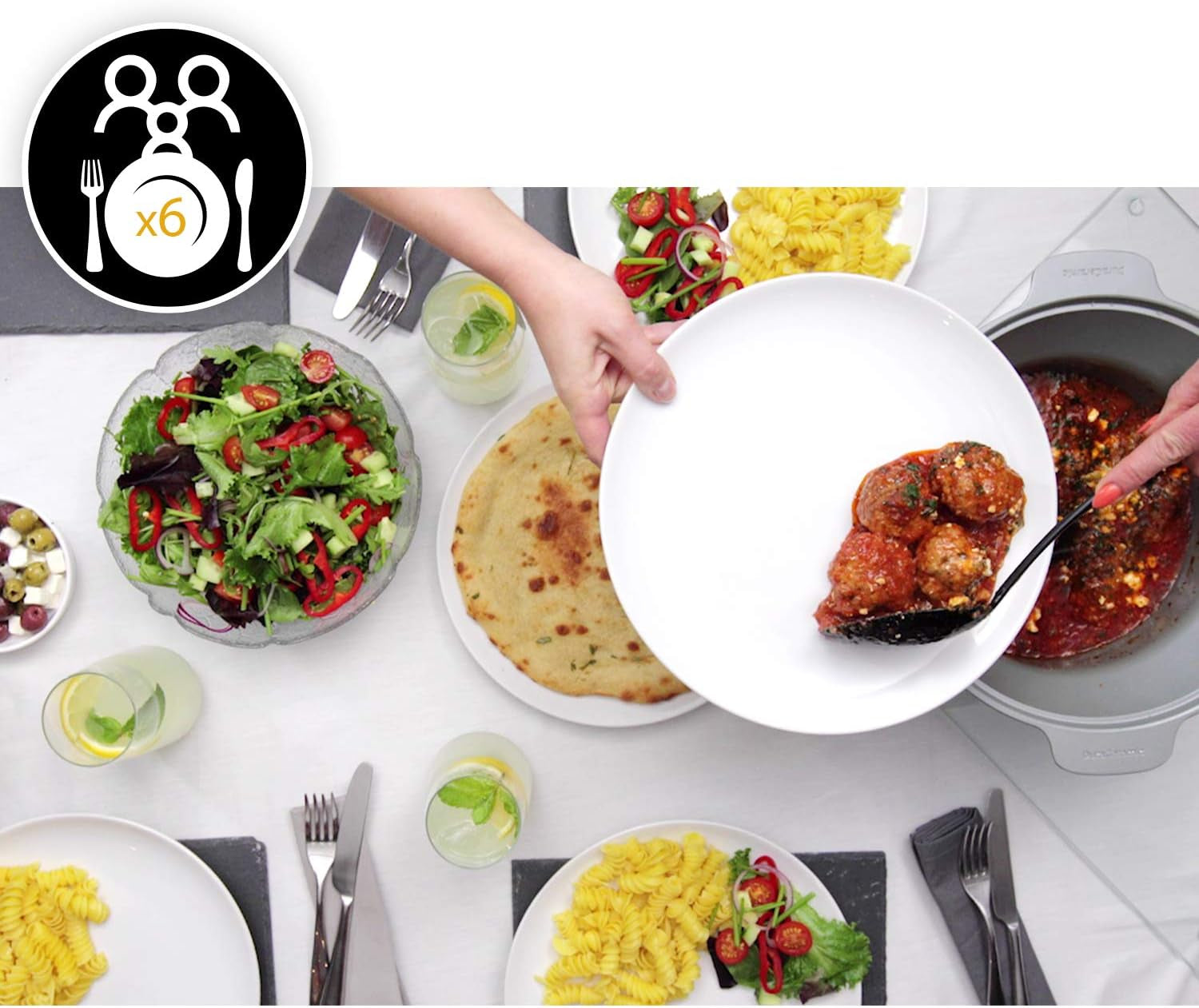 Crock-Pot Digital Slow Cooker Saute Slow Cooker med Duraceramic 5 liter, CSC026X Slow Cooker Naty Shop