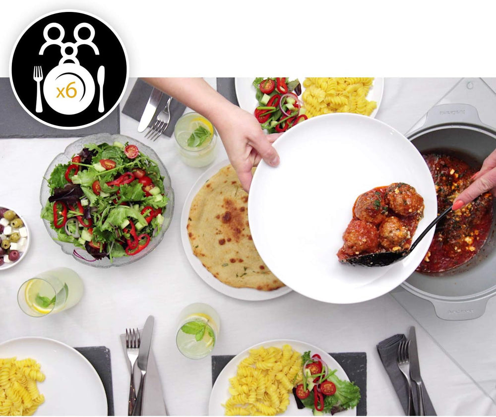 Crock-Pot Digital Slow Cooker Saute Slow Cooker med Duraceramic 5 liter, CSC026X Slow Cooker Naty Shop