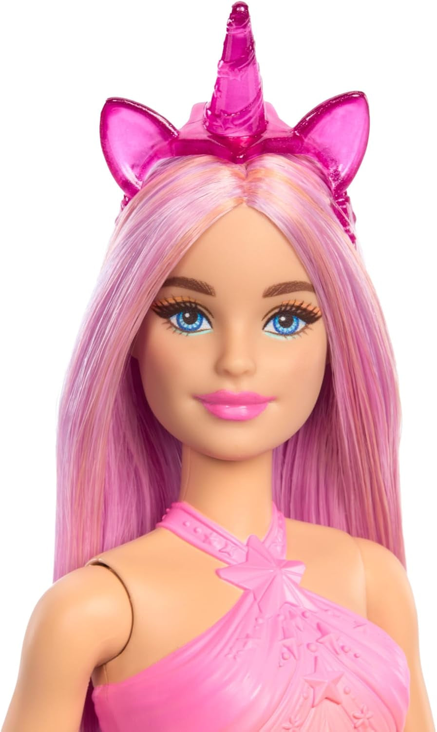 Barbie Unicorn Dolls med farverigt fantasy-hår, farvegradient-outfits og fantasy-tilbehør omkring enhjørningstemaet, HRR13 Naty Shop Dolls