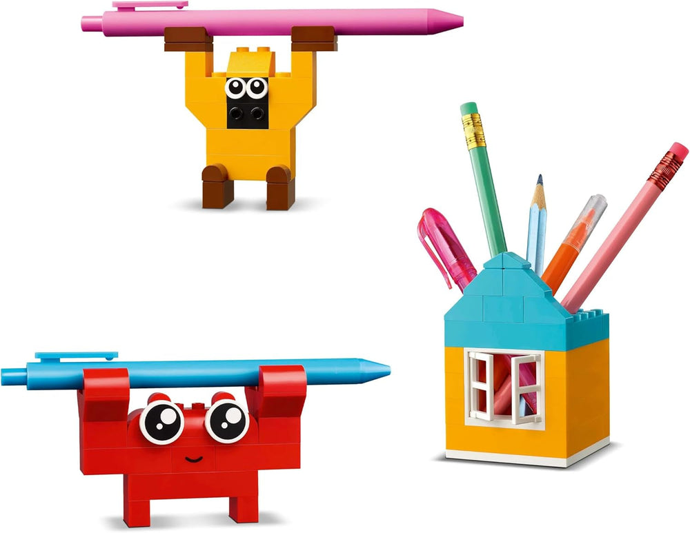 LEGO Classic Creative Fun Box, farverige byggeklodser til fantasifuldt rollespil, byggesæt til begyndere, legetøj til piger og drenge fra 5 år, genopbyggelige modeller 11042 byggesæt Besuche den LEGO-Store