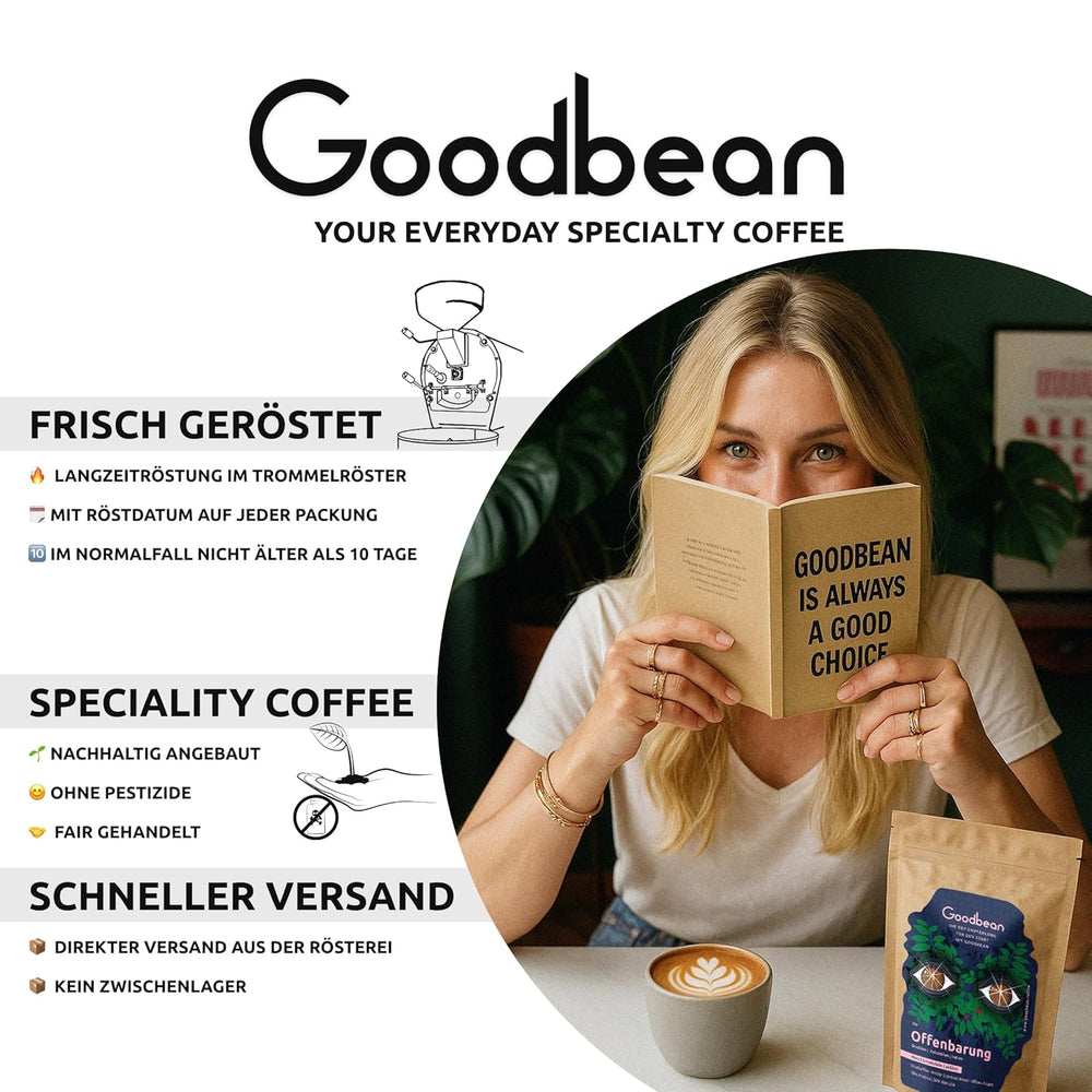 Santos | Boabe de cafea 2500g - 100% Arabica din Brazilia | pentru espresso, cappuccino sau cafea filtrată tare | Omni Roast | Cafea clasică - introducerea perfectă în cafeaua de specialitate