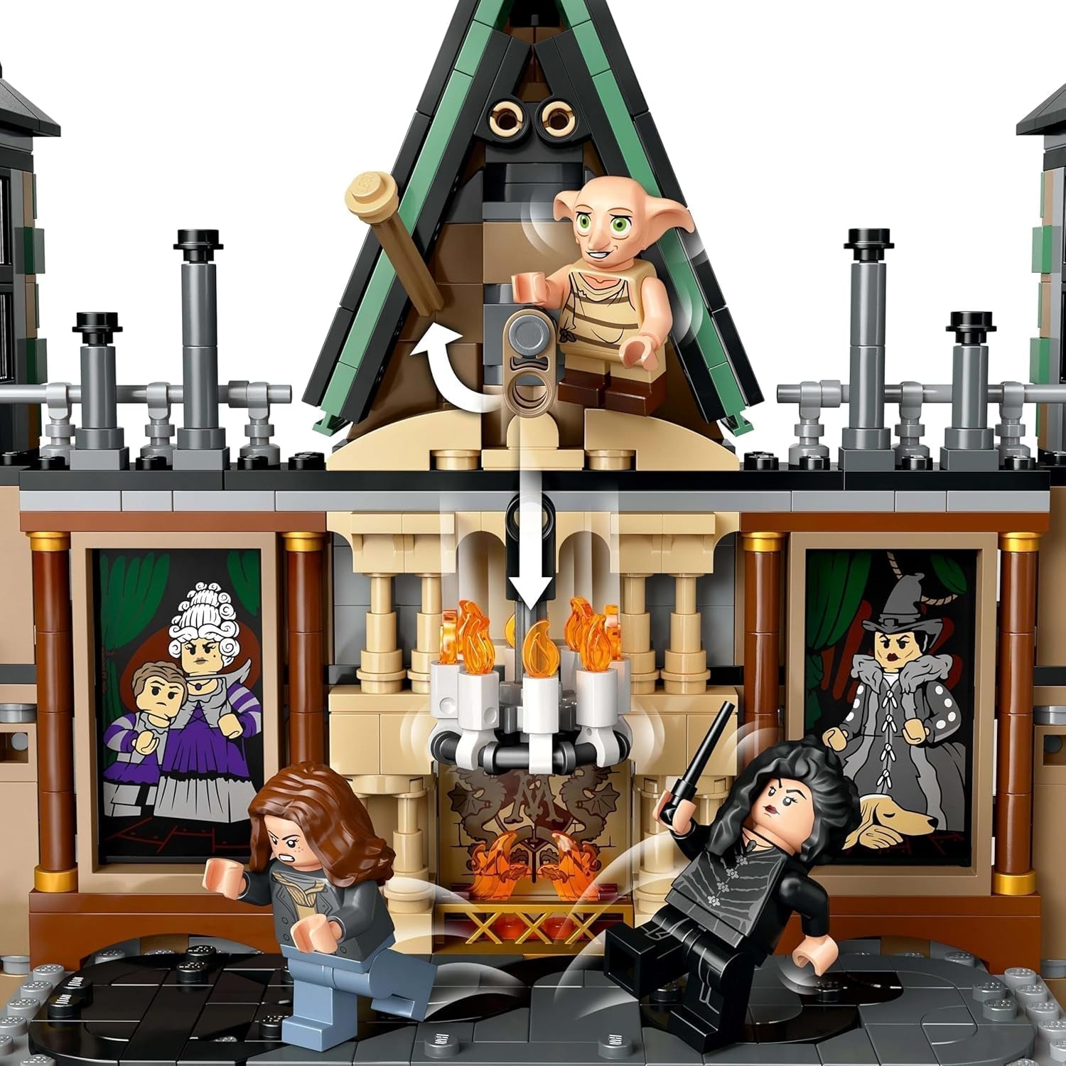 LEGO Harry Potter Malfoy Family Country Estate, fantastisk legetøj at samle og vise frem, gave til drenge, piger og fans af troldmandsverdenen, gaveide med 9 minifigurer 76453 Byggesæt Besuche den LEGO-Store