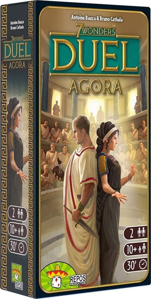 Asmodee 7 Wonders Duel, Core Game, Connoisseur Game, Strategi Game, 2 Players, Ages 10+, 30 Minutes, German