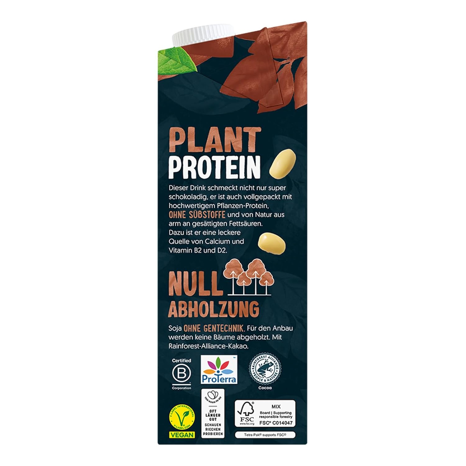 Alpro Proteindrink Chokolade Soja 8x1L - Vegetabilsk Protein