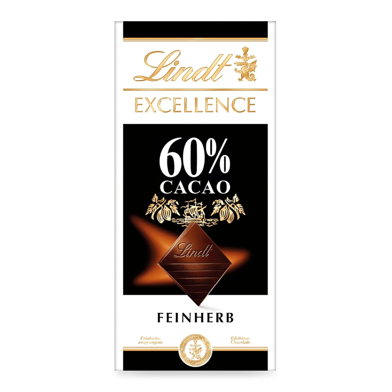 Lindt Excellence 78 procent kakaobar - kakao intensitet persistens vegansk bar 100 g ideel gave