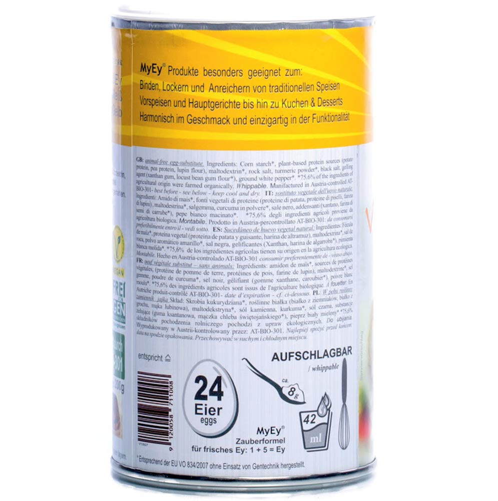 MyEy VolLey Ei Ersatz 200g - Vegansk pulver til madlavning og bagning