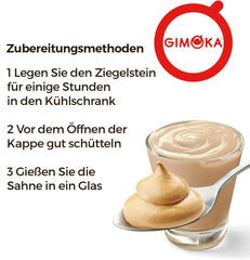 Gimoka Cream Caffè Latte Laktosefri Glutenfri Ingen konserveringsmidler