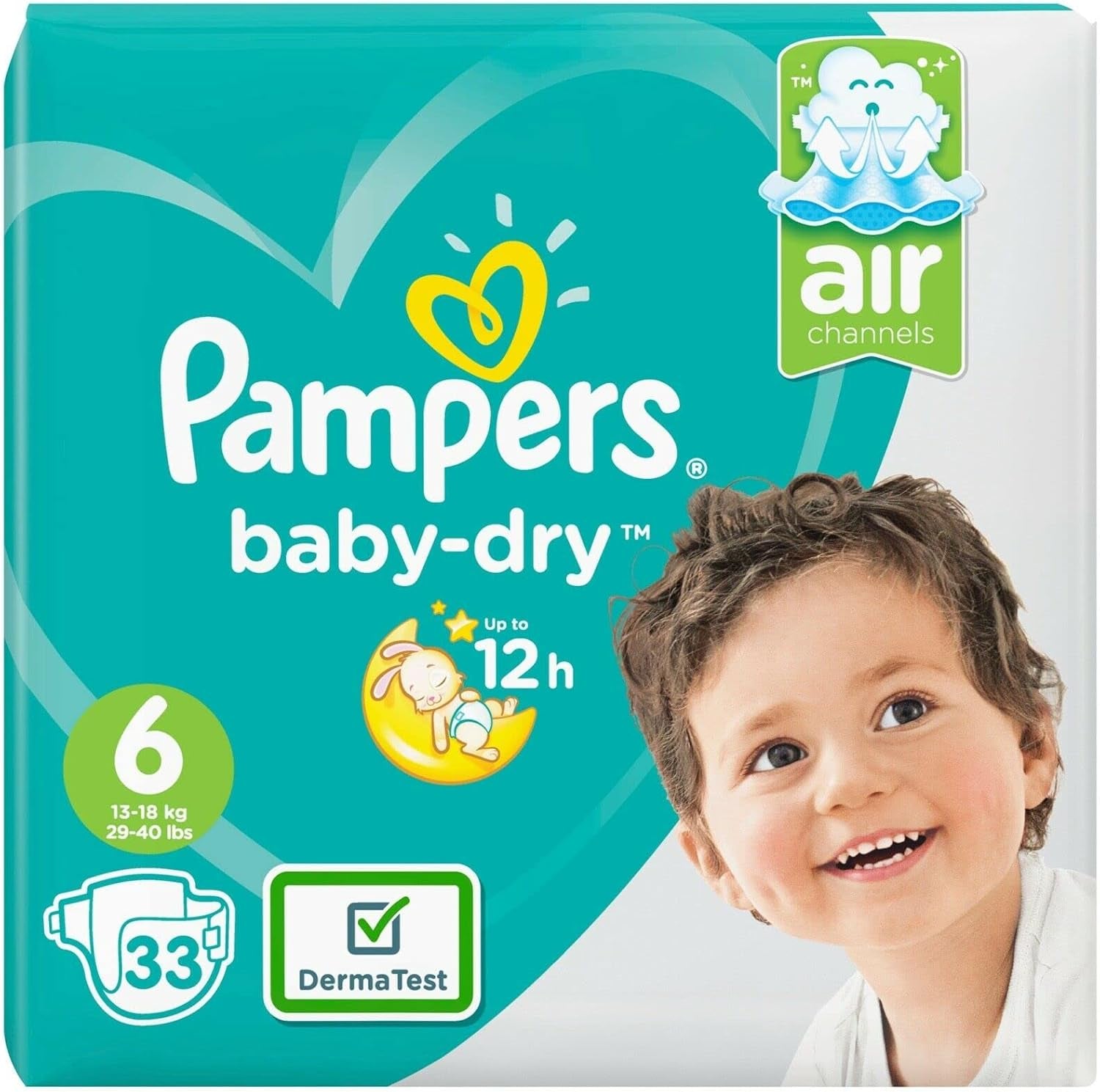 Bleer Pampers 81657566 Baby-Dry Bukser, hvide