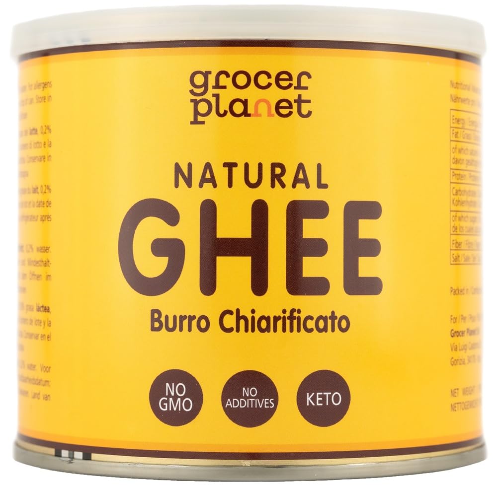 Grocer Planet Natural Ghee - Klaret Ghee 500g til Keto-madlavning