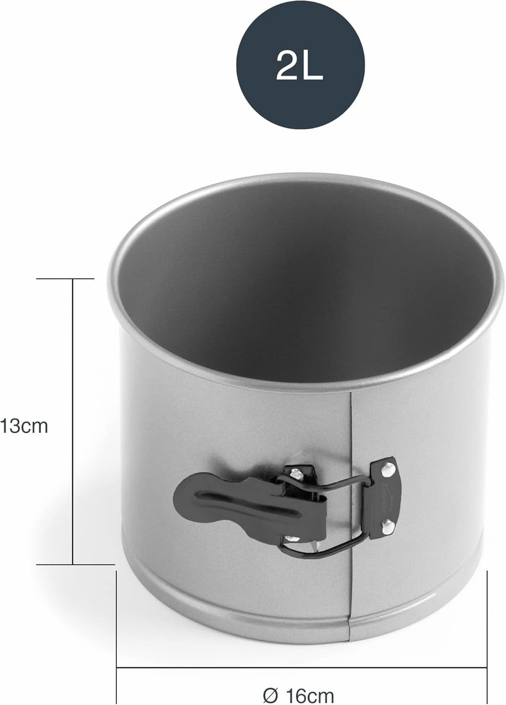 Panettone form, aftagelig, kulstål, non-stick, diameter 16 cm, volumen 2 liter Bageforme og plader Naty Shop