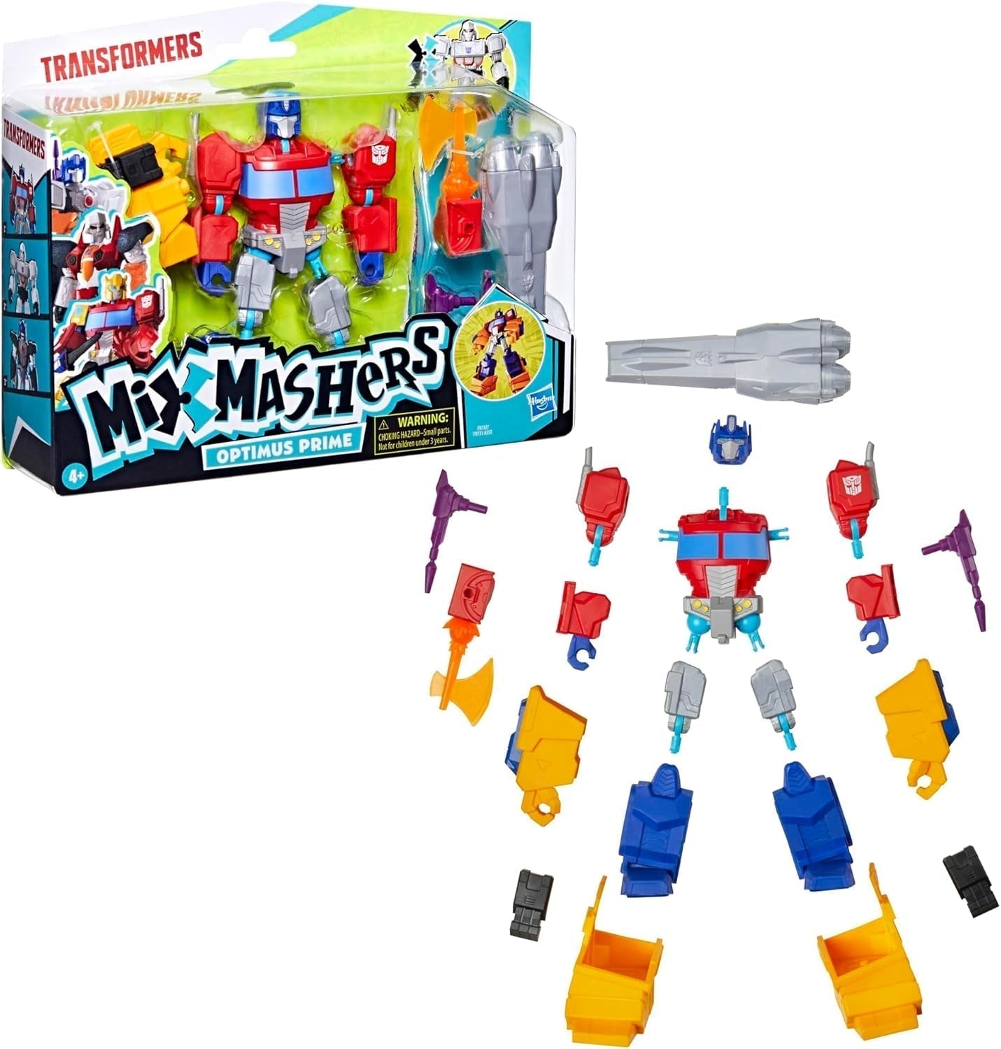 Transformers Mixmashers Optimus Prime Customizable Deluxe Action Figurer & tilbehør Actionfigurer Naty Shop