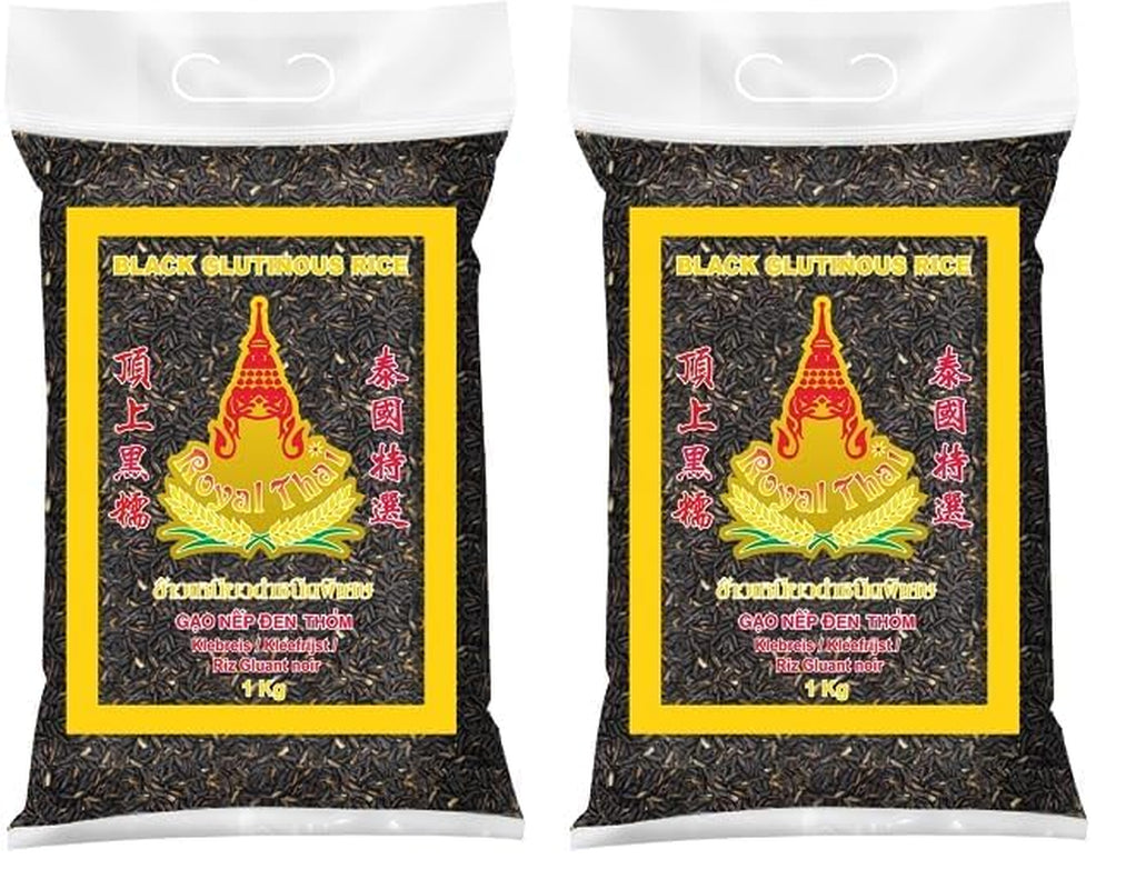 ROYAL THAI RIS - Sorte klæbrige ris - 1 x 1 KG