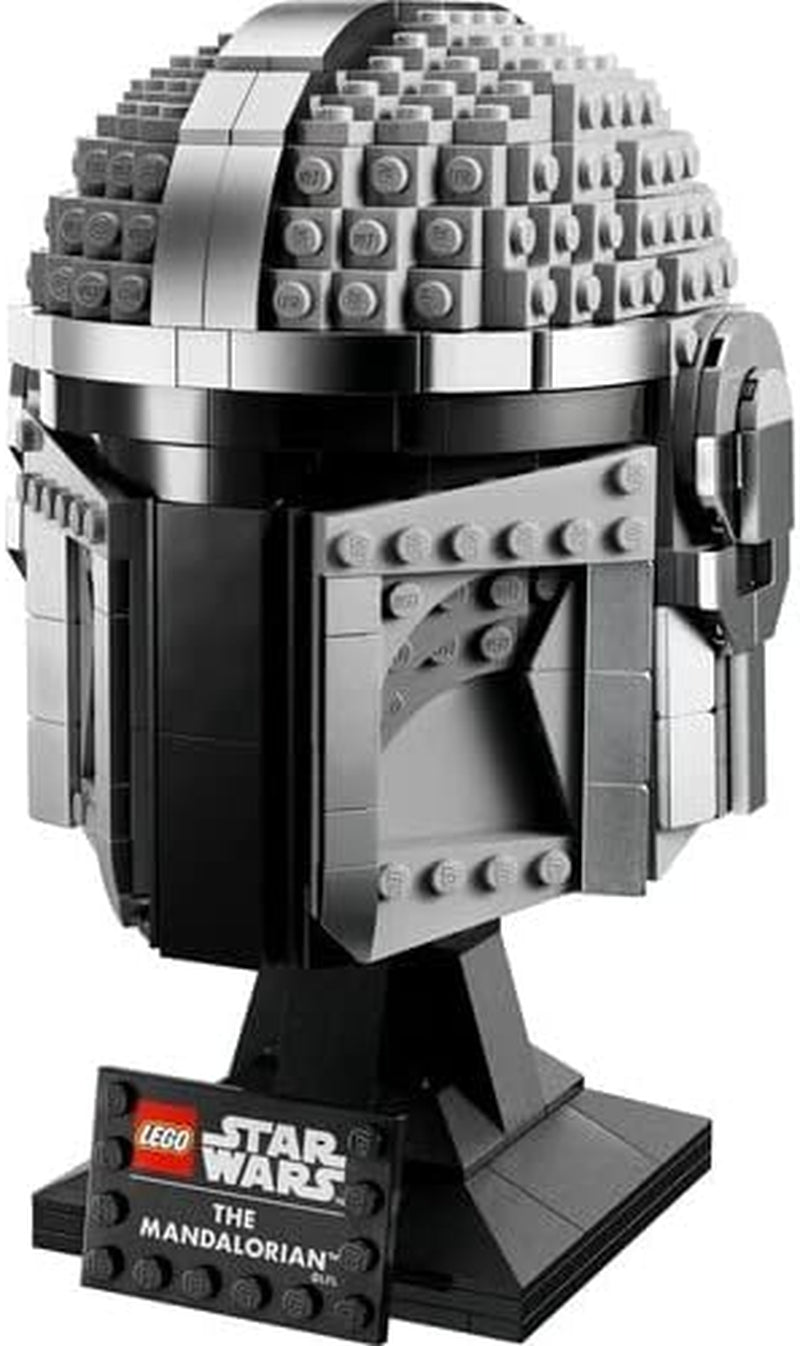 LEGO Star Wars Mandalorian hjelm model, rum dekoration samling og en vidunderlig gave til voksne, kit, mænd, kvinder, mor, far, samling gaveidé 75328 Byggesæt Besuche den LEGO-Store