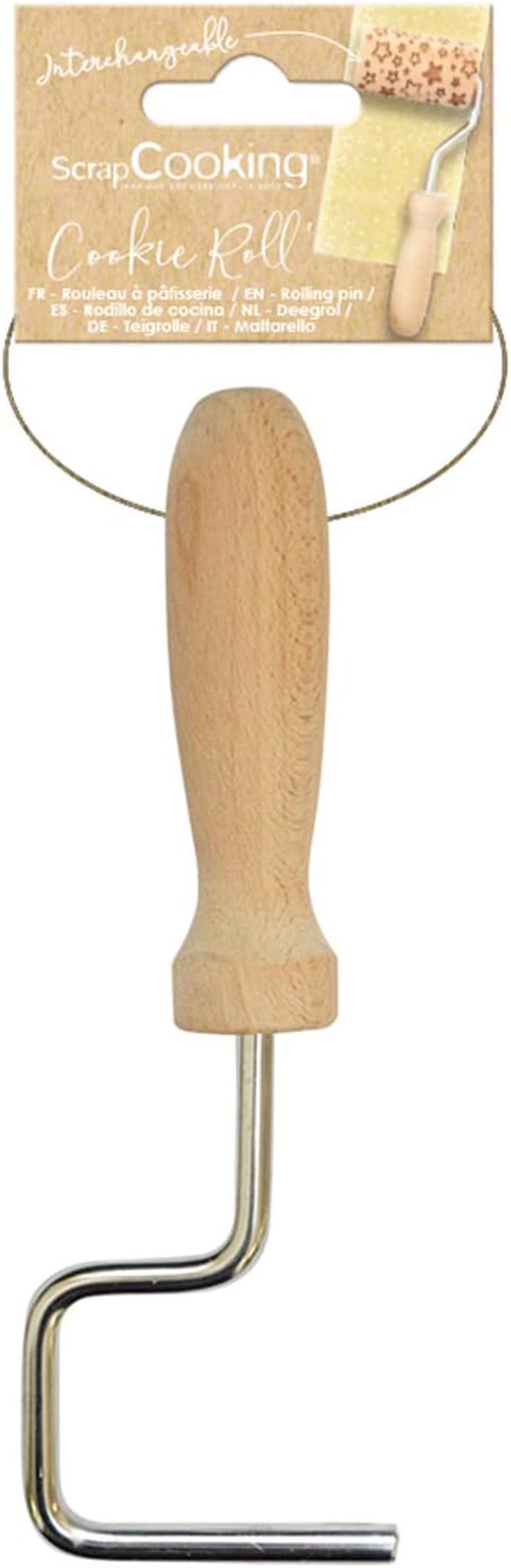 SKROTKOGNING - Griff für Mini-Holzwalze – Werkzeug für Dekoration, Kekse, Kekse, Kekse – 5300