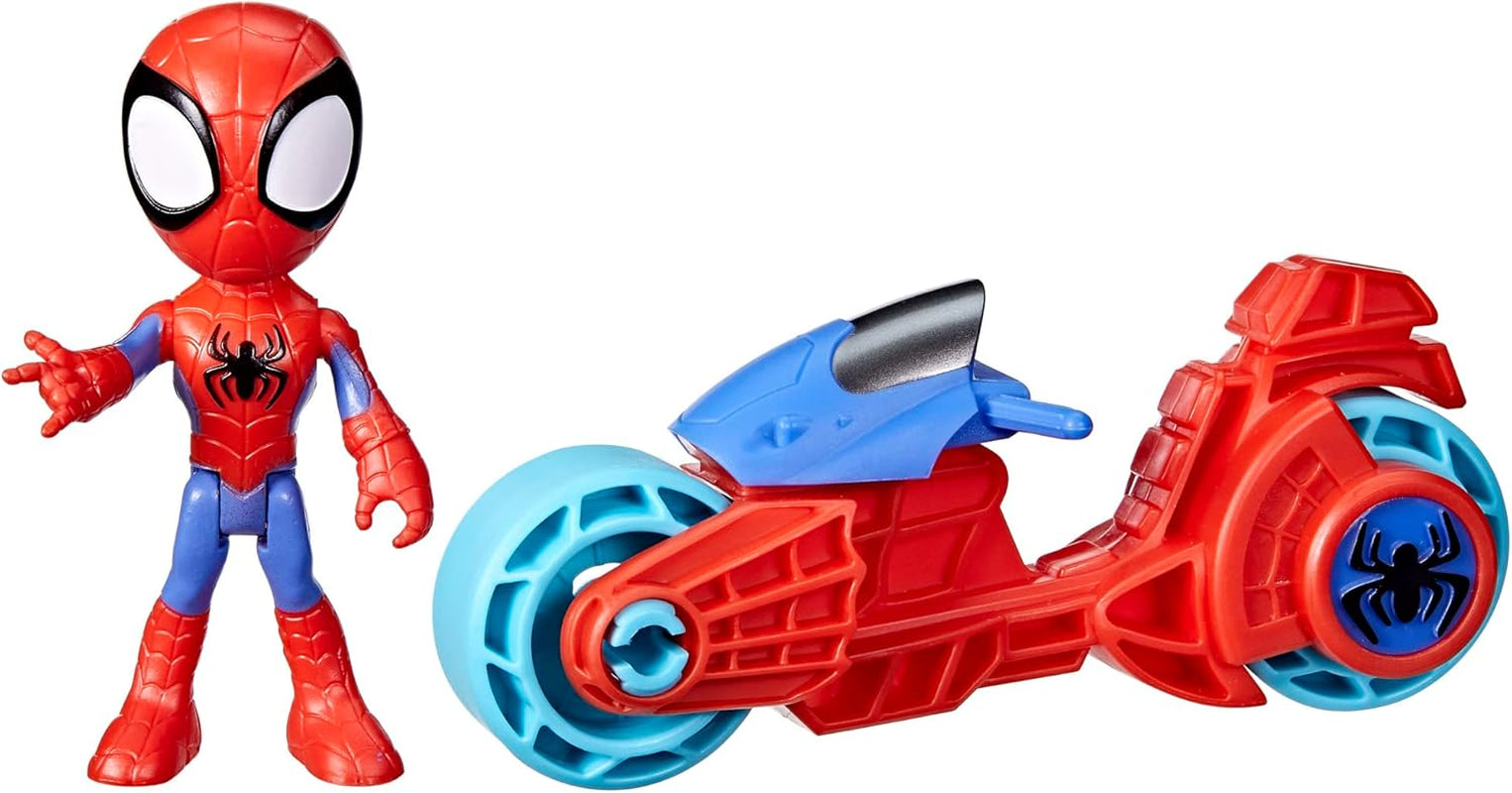 SPIDEY og HANS FANTASTISKE VENNER Marvel Spidey Motorcykelfigurlegetøj til drenge og piger fra 3 år og opefter Actionfigurer Naty Shop Standardtitel
