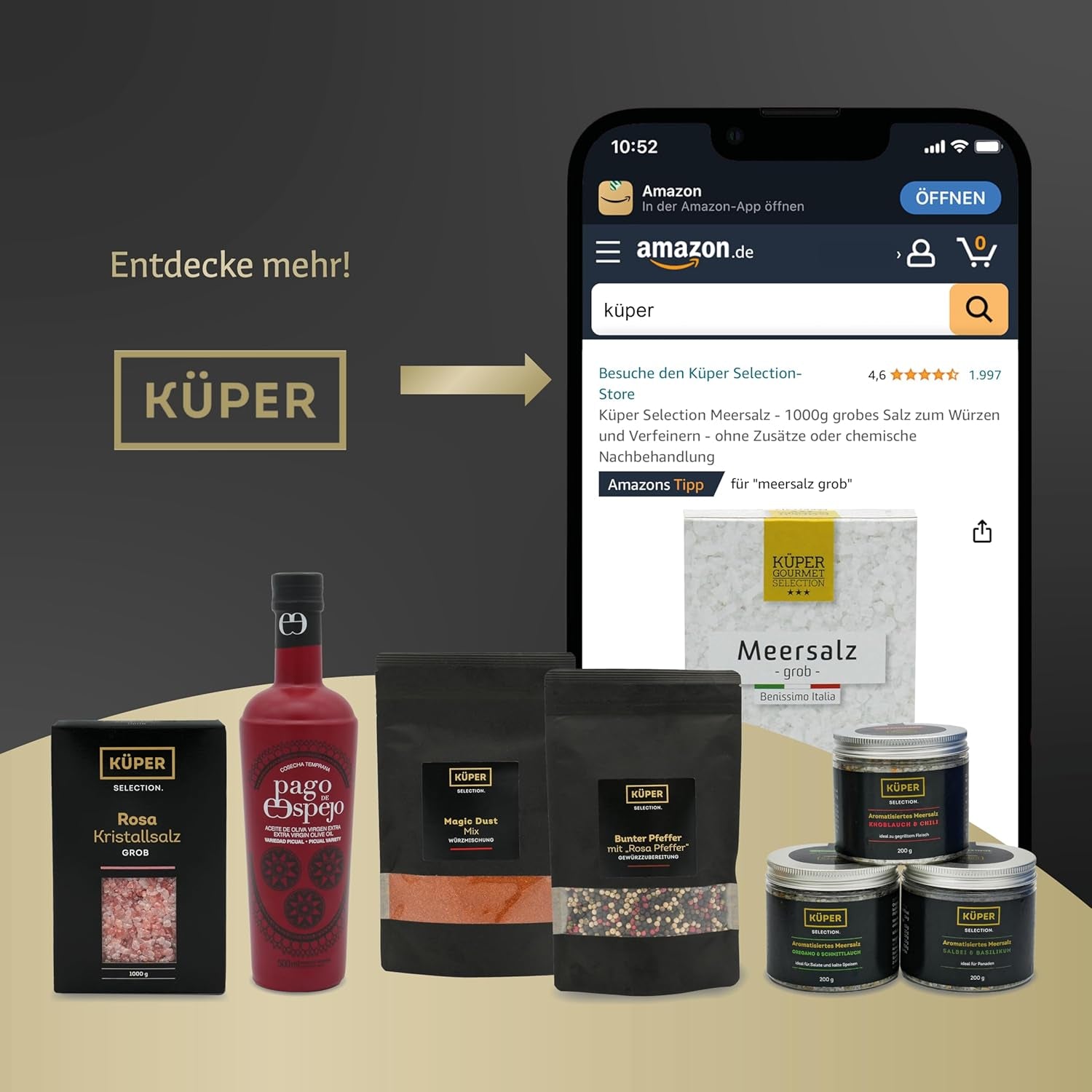 Handgeschöpftes Fleur de Sel, DE GUERANDE, 125g Dose