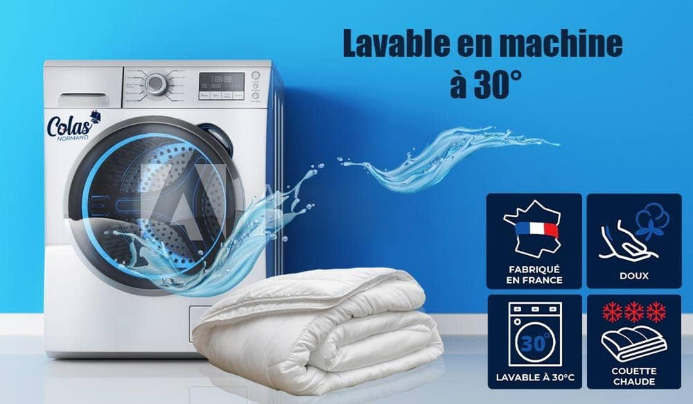 Dyne 240 X 220 Cm | Økologisk bomuld og merinould | Varm Maskinvaskes ved 30 °C Dyner og dyner Naty Shop