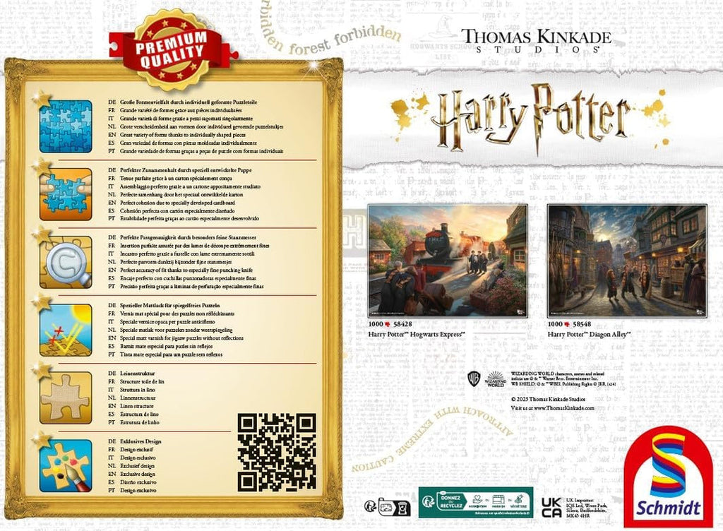 Lumea vrăjitorilor, Harry Potter Hogwarts Express Puzzle Naty Shop
