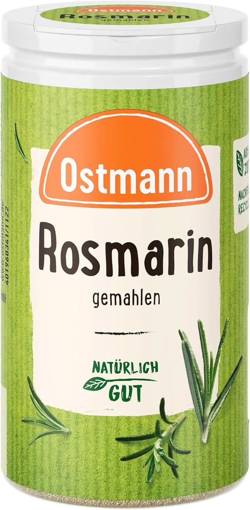 Ostmann - Kværnet rosmarin, 20 gram Krydderier Naty Shop 20 gram