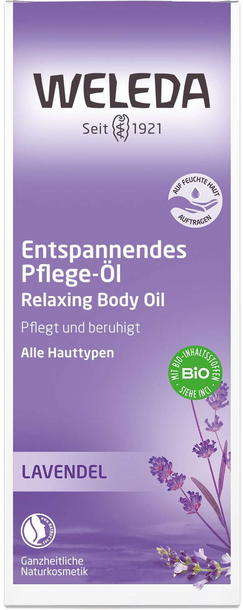 WELEDA Organic Lavender Body Oil, 100 ml Cosmetice si Infrumusetare Naty Shop