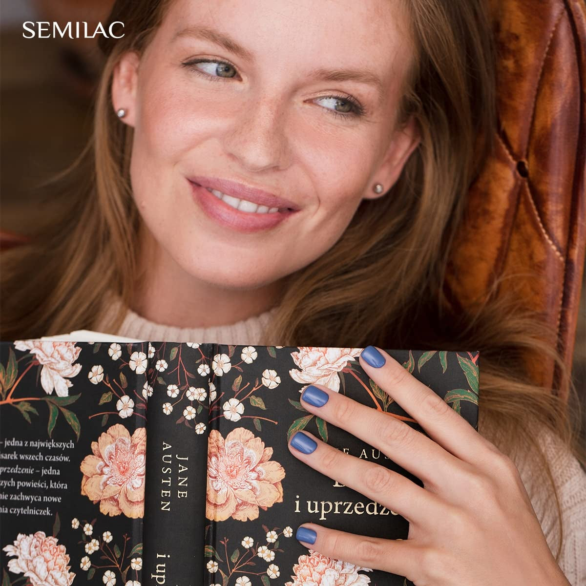 Oja UV Semilac One Step Hybrid 3 i 1 S450 indre varme fersken 7 ml