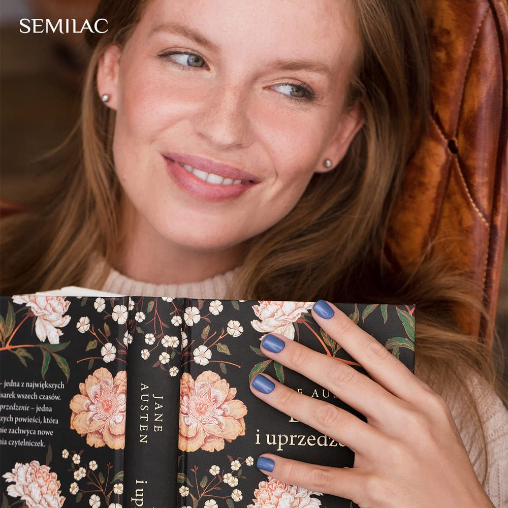 Oja UV Semilac One Step Hybrid 3 i 1 S450 indre varme fersken 7 ml