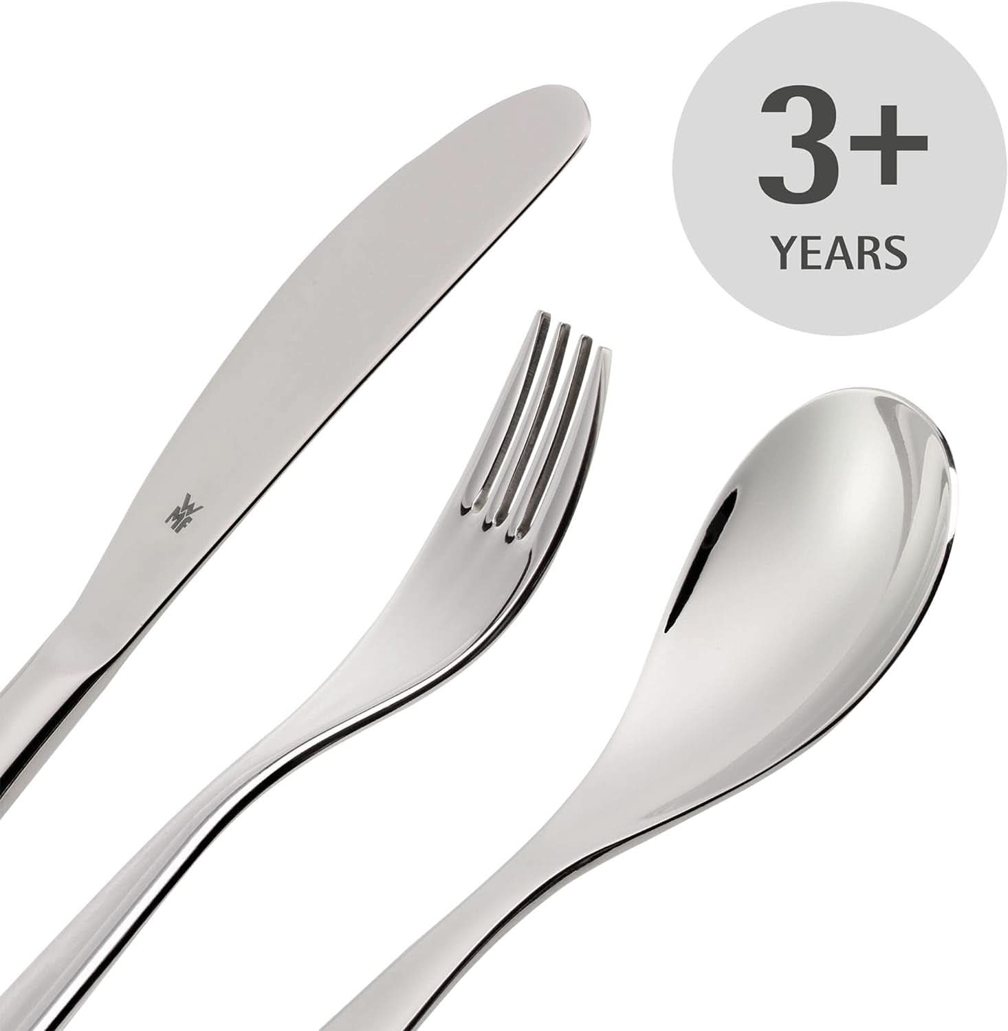 WMF Animals set de tacâmuri din oțel inoxidabil pentru copii, 4 piese, Cromargan lustruit Bucatarie Naty Shop