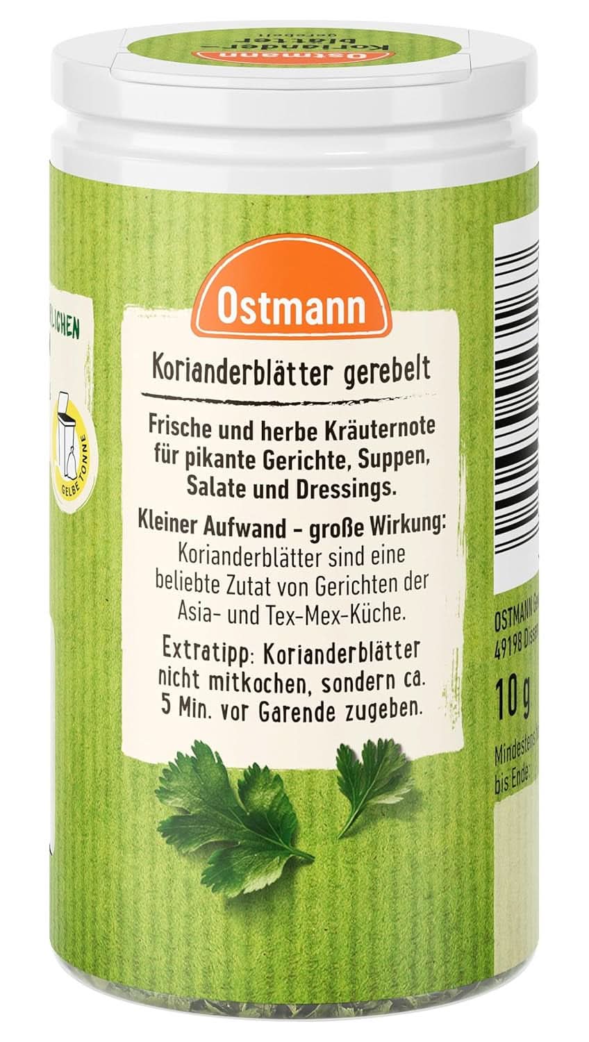 Ostmann - Korianderblade, 10 gram Condimente Naty Shop