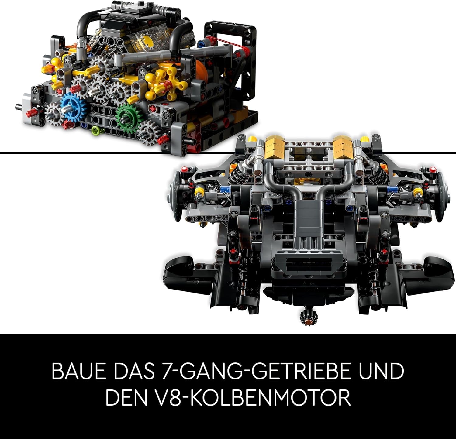LEGO Technic Mclaren P1 Super Sportsvognsæt Til Voksne Bilfans Gave V8 Stempelmotor 7-trins gearkasse Skalamodel Legetøjsbilsæt 42172 Byggesæt Besuche den LEGO-Store