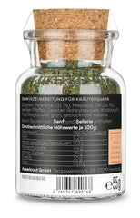 Ankerkraut Kräuterquark Dip, Gewürzmischung für Quark, Ohne Geschmackverstärker, Premium Qualität, Alternative Joghurt og Soja-Quark, Aufstrich selber machen, 55 g i korkglas