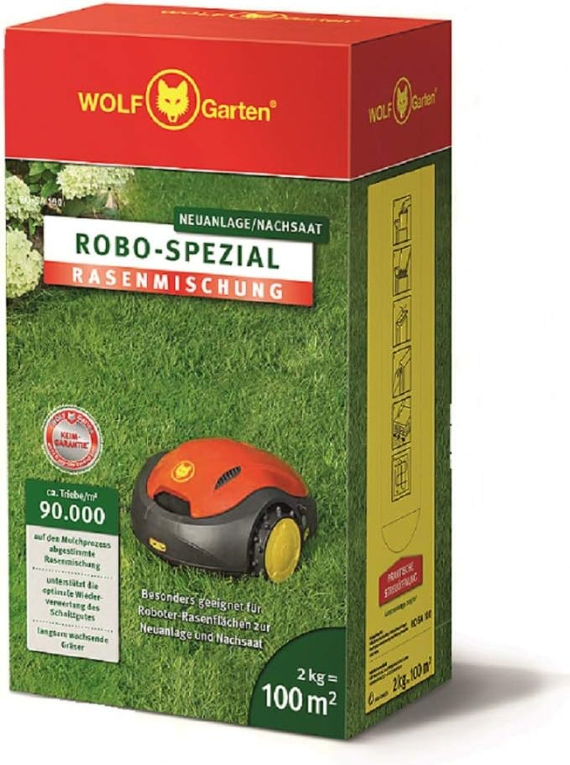 Wolf-Garten RO-SA 100 Robo-Spezial Rasenmischung Für 100 M², Beige