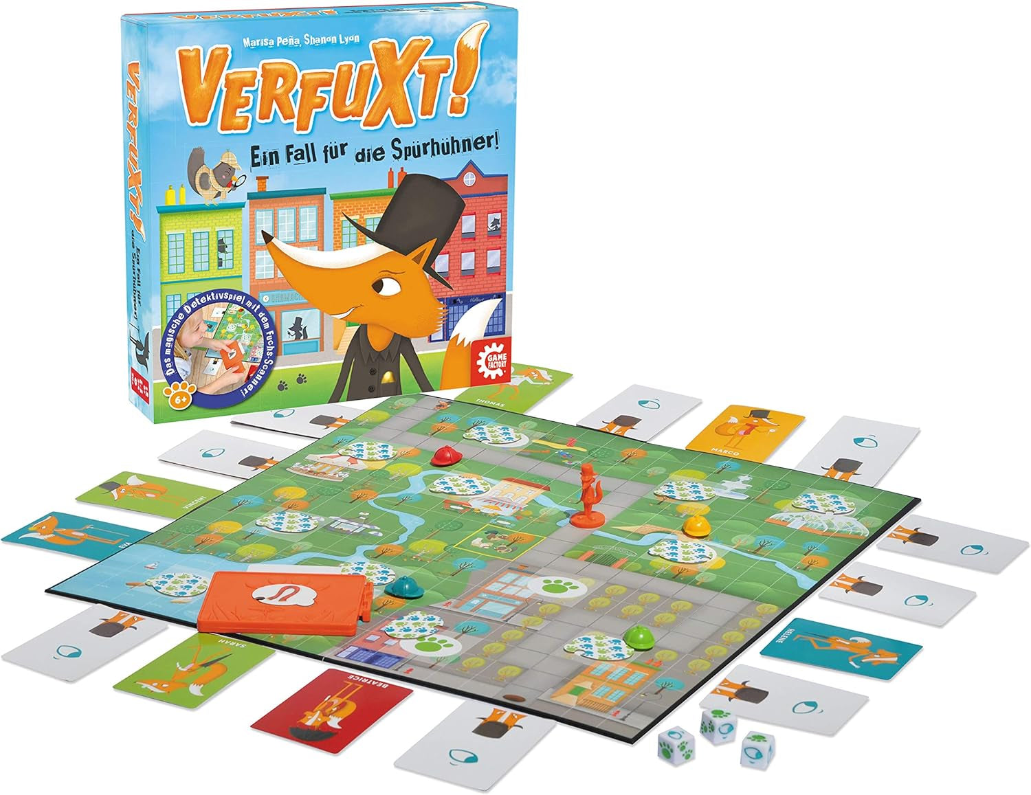 Game Factory 646255 Verfuxt, Detektivspil for børn fra 6 år og opefter, Børnespil