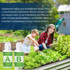 2 stk Hydroponisk plantegødning, hydroponiske plantenæringsstoffer, hydroponiske gødninger, hydroponiske plantenæringsstoffer, A & B hydroponiske systemgødninger