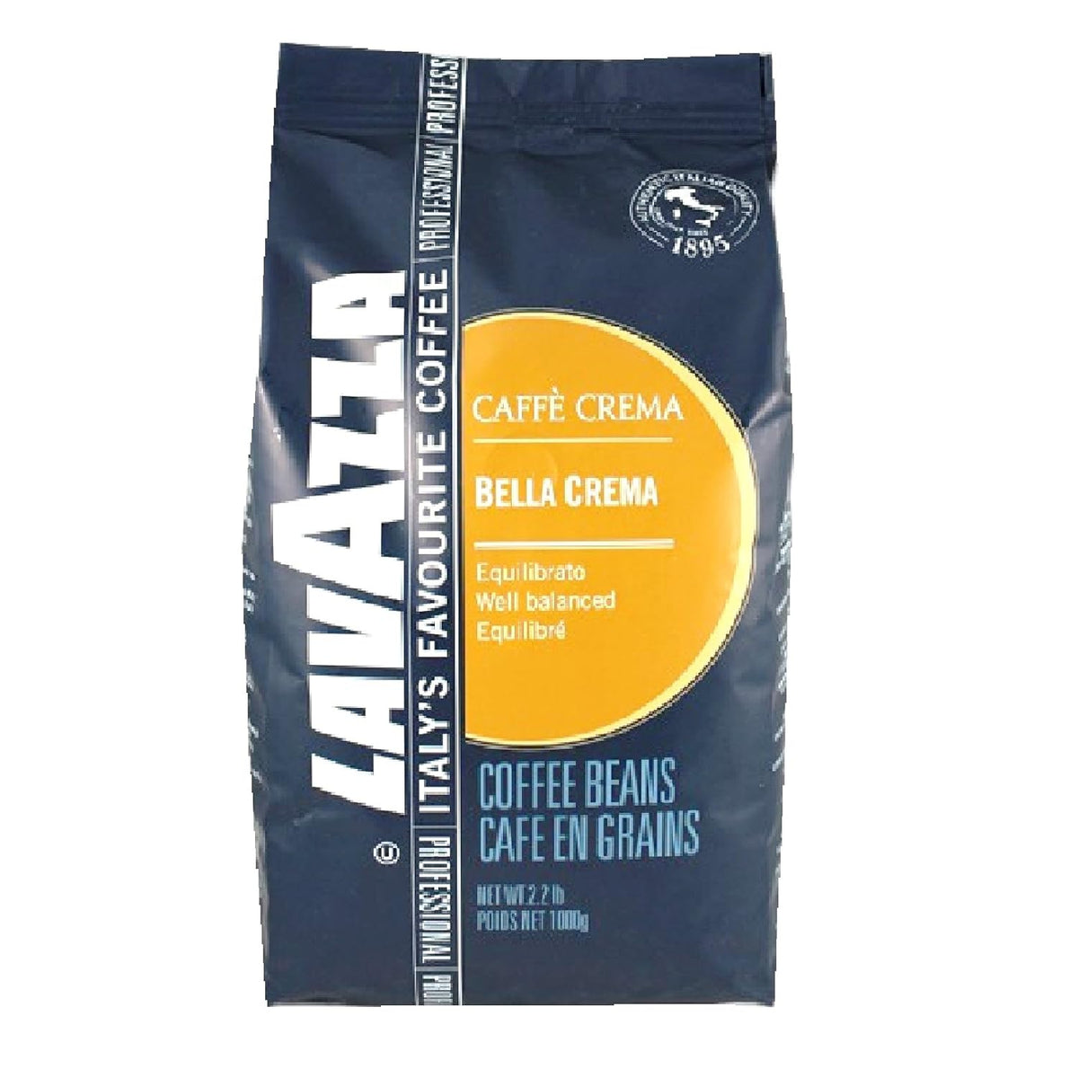 Lavazza Bella Crema Caffe Crema Espresso - 6 x 1kg boabe de cafea